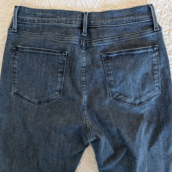 Frame Le High Straight Jeans Classic Blue Wash Sz 30 - Picture 7 of 7